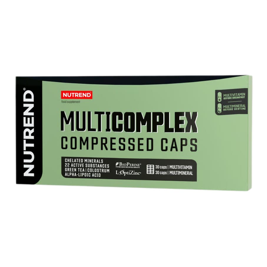 Nutrend Multicomplex Compressed Caps 60 capsules – Nutrend packaging