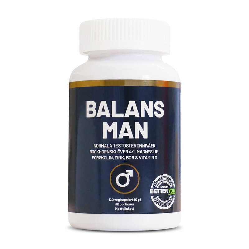 Balans Man 120 capsules – Better You packaging