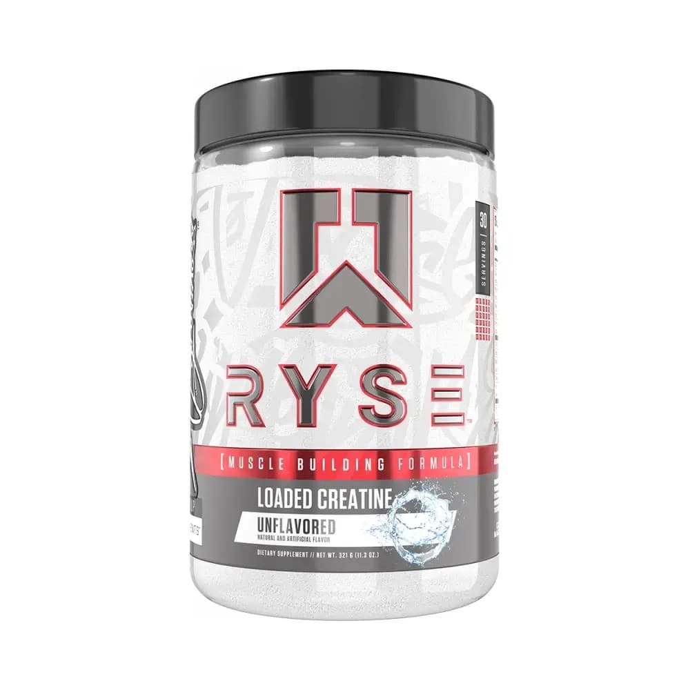 RYSE - Loaded Creatine Unflavoured - 321g – Ryse förpackning
