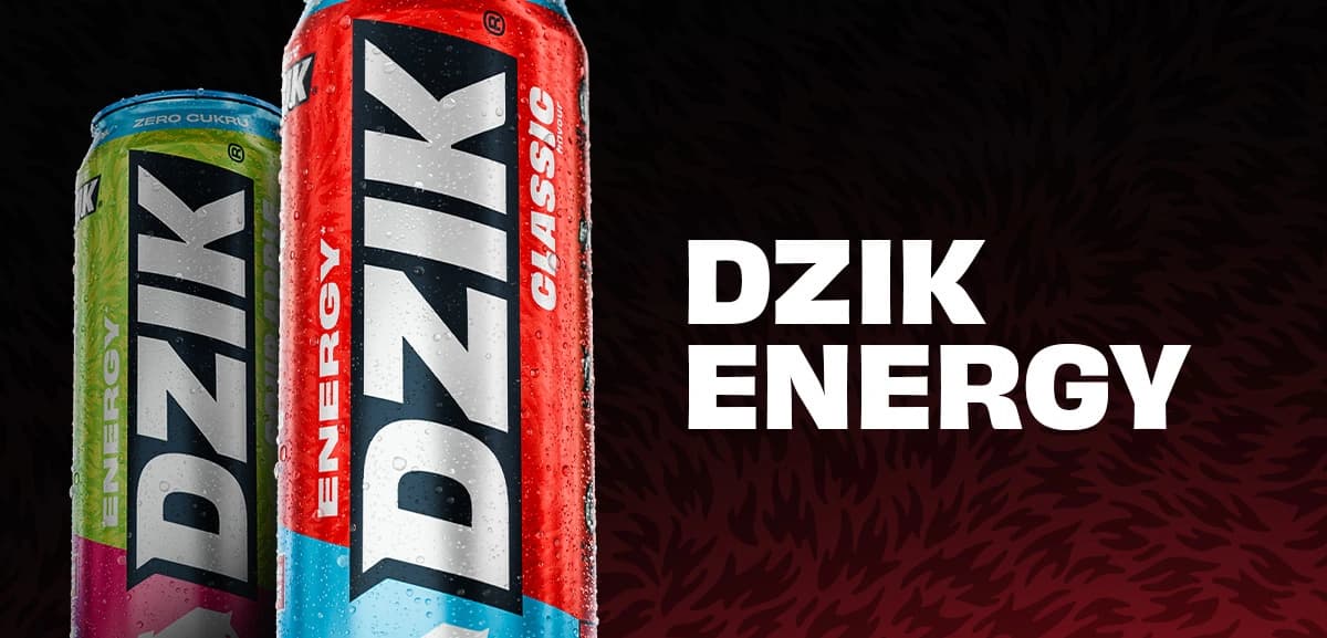 WK Dzik Zero Cherry sin cafeína 330 ml – DZIK packaging