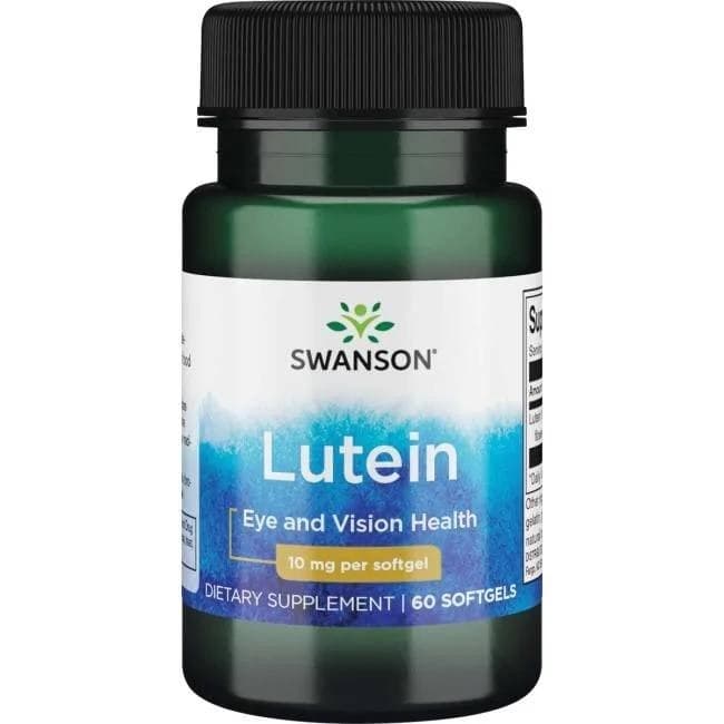 Swanson Ultra Luteina 10 mg - 60 miękkich kapsułek – Swanson packaging