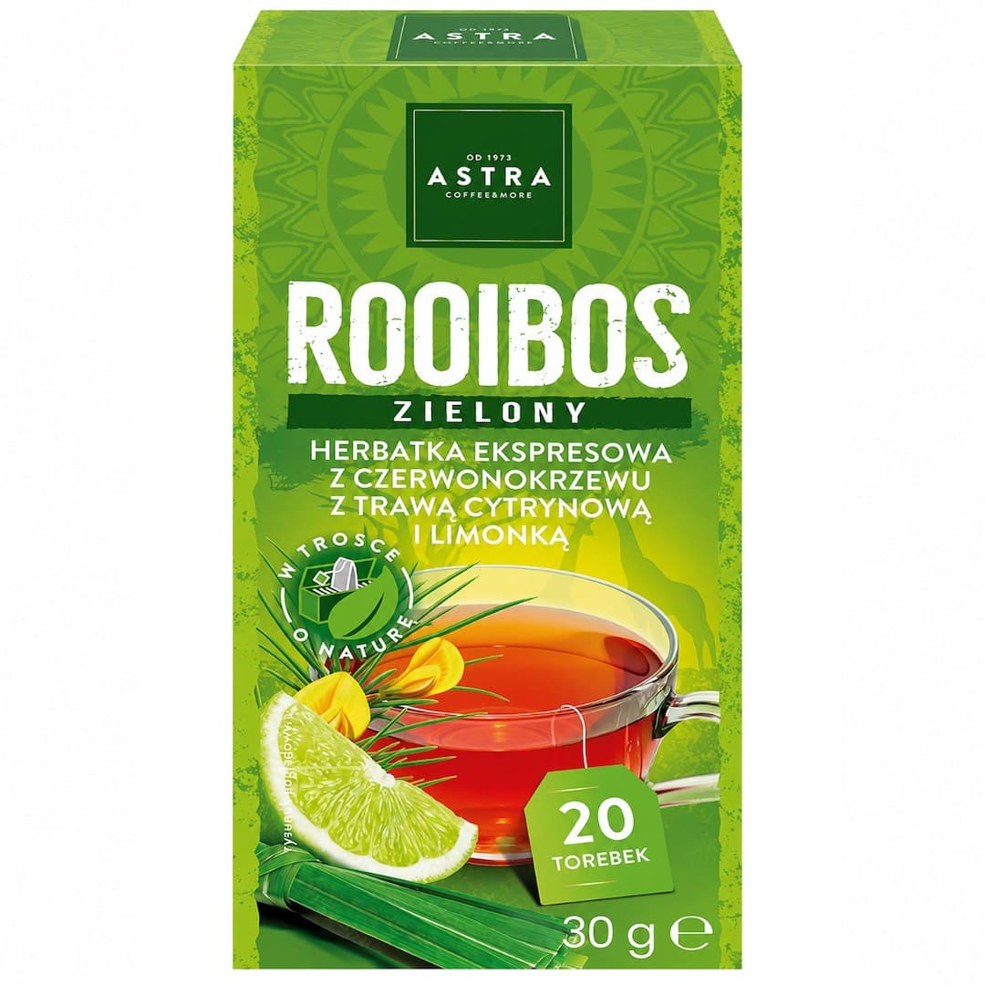 Astra - Rooibos Green Tea With Rooibos, Lemongrass And Lime 20*1.5g
