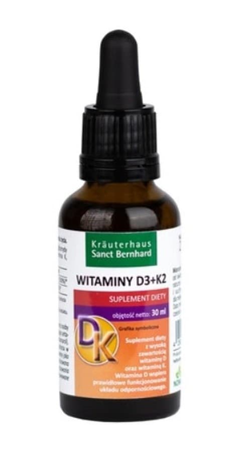Kräuterhaus Sanct Bernhard - Vitamin D3 + K2 - 30ml – Kräuterhaus Sanct Bernhard emballage