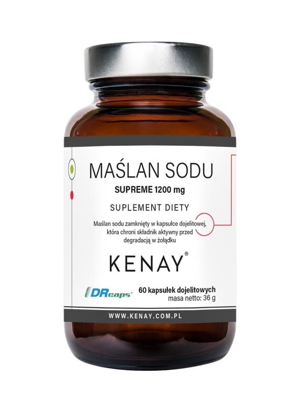 Kenay Sodium Butyrate Supreme 60 capsules – Kenay packaging