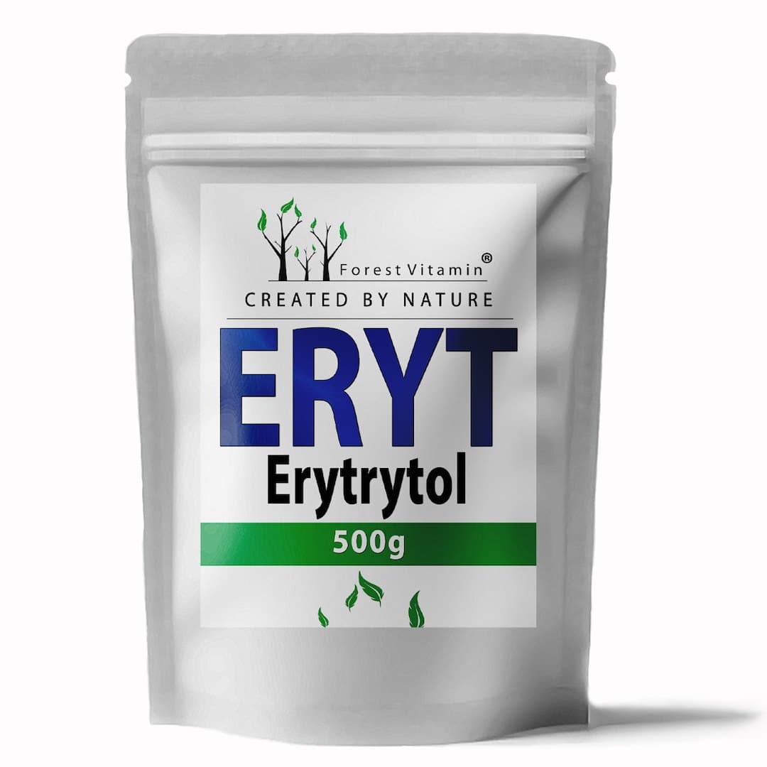 Forest Vitamin Erytrytol 500 g – Forest Vitamin förpackning