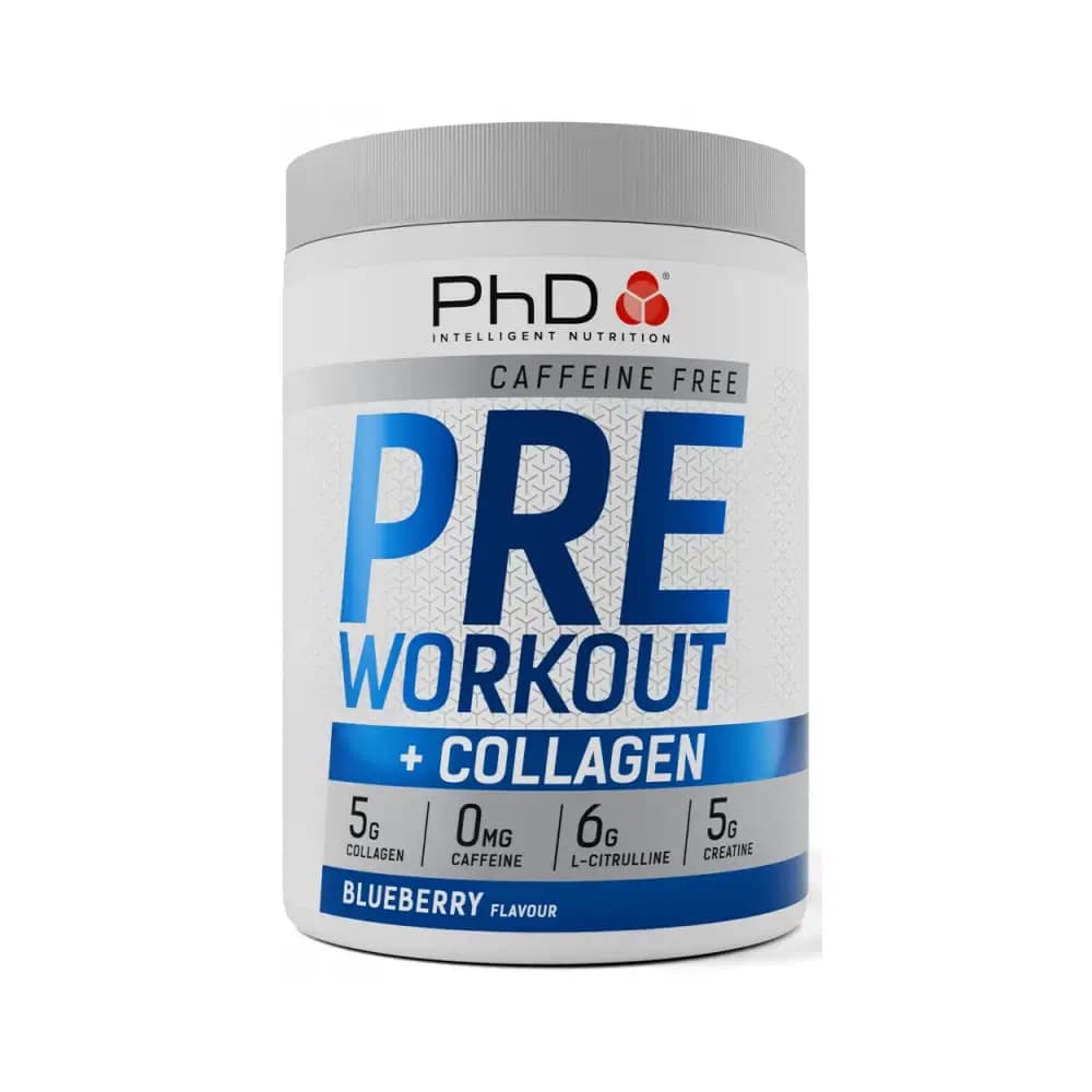 PhD Pre-Workout + Collagen Caffeine Free - Blueberry – PhD opakowanie