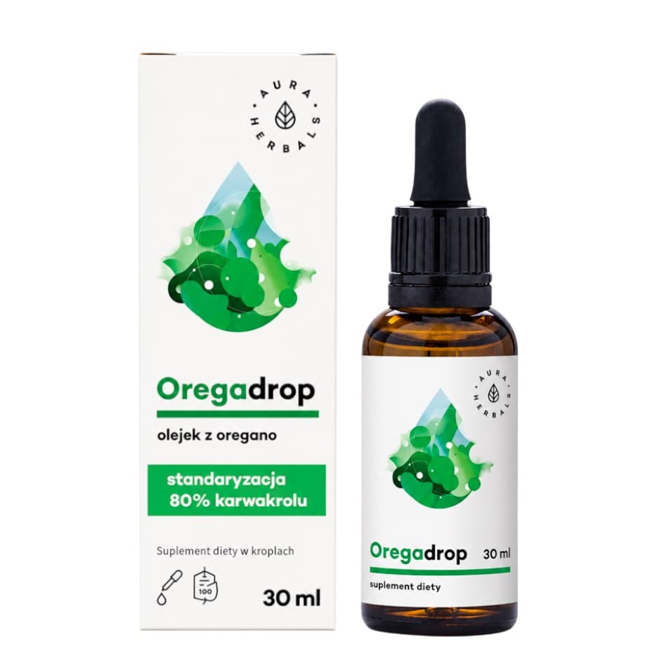 Aura Herbals Oregadrop Oreganoolja 20% i Olivolja 30ml