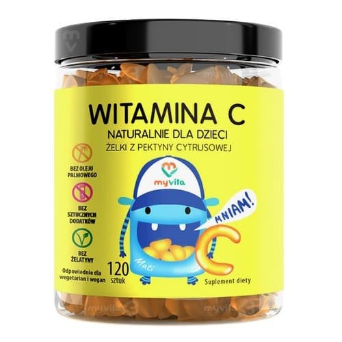 MyVita - Vitamin C Gummies For Kids 120 stuks – MyVita packaging