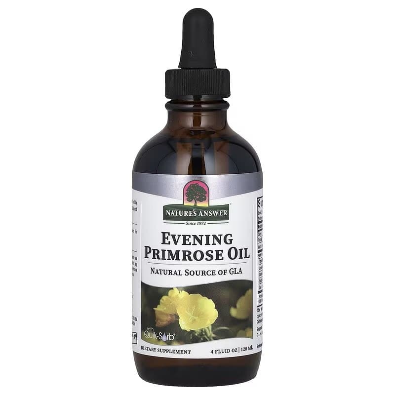 Nature's Answer Evening Primrose Oil 120ml - Liquid Supplement – Nature's Answer packaging
