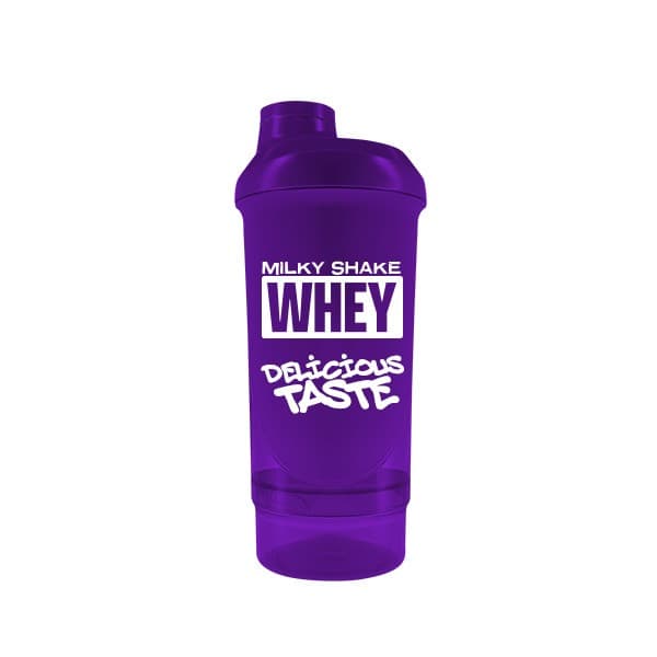6Pak - Milky Shake Whey Shaker - 500ml + 150ml. – 6PAK förpackning