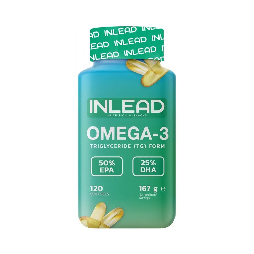 Inlead - Omega-3 1000mg Triglyceride Form - Unflavoured – Inlead verpakking