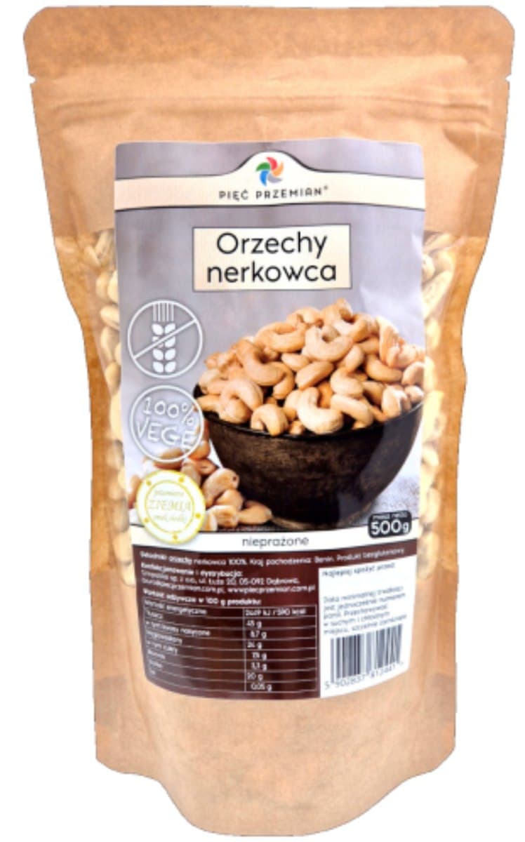 Pięć Przemian - Cashewnoten - Premium Noten – Pięć Przemian packaging