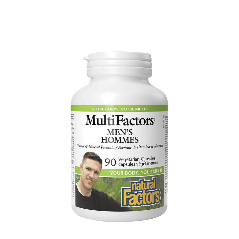 Natural Factors Men'S Multifactors 90 cápsulas – Natural Factors empaque