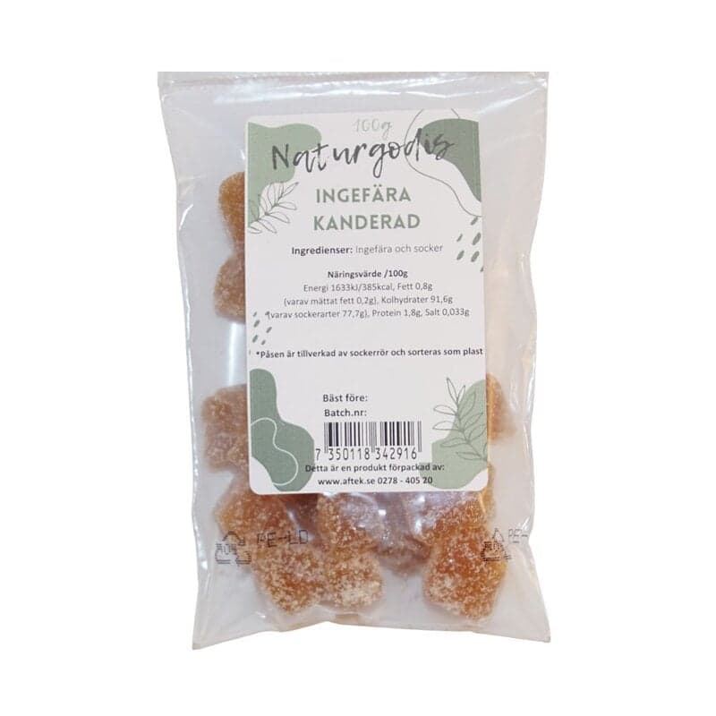 Ingefära Kanderad 100g – Naturgodan opakowanie