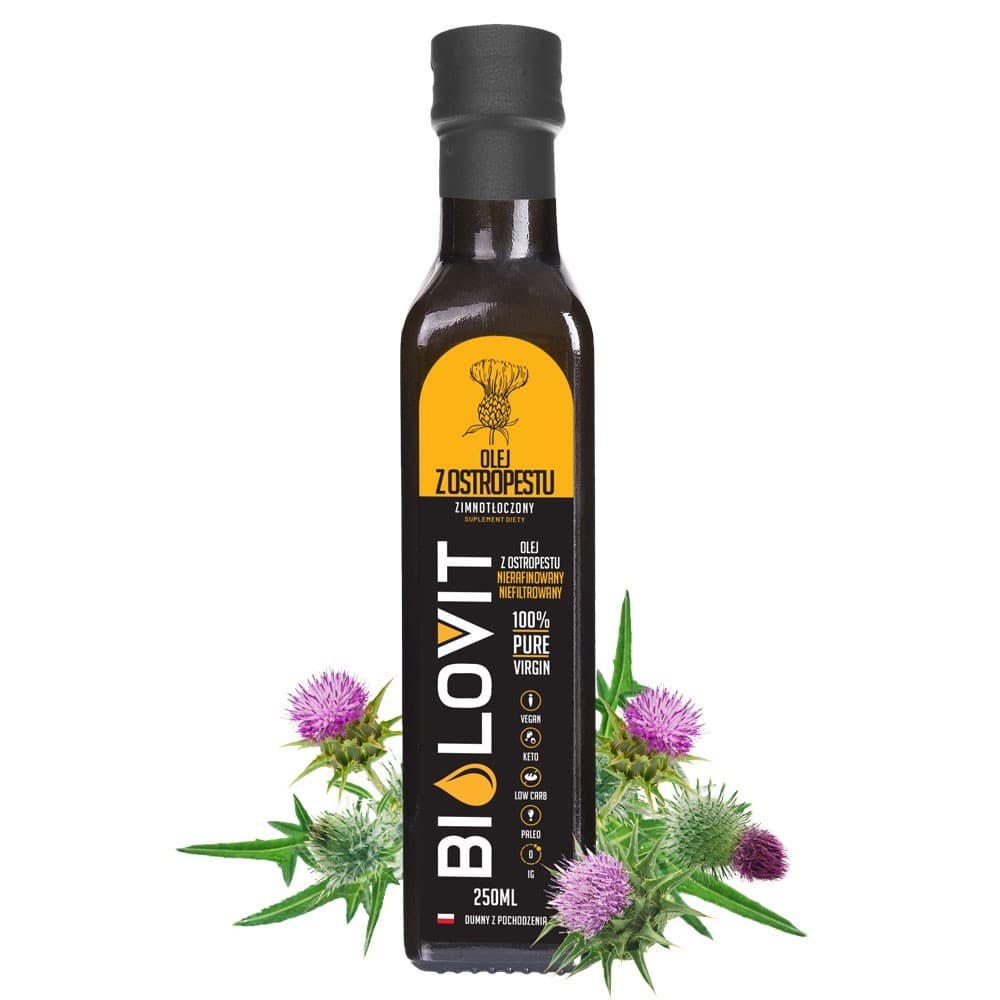 Biolovit - Organic Cold-Pressed Milk Thistle Oil – Biolovit förpackning