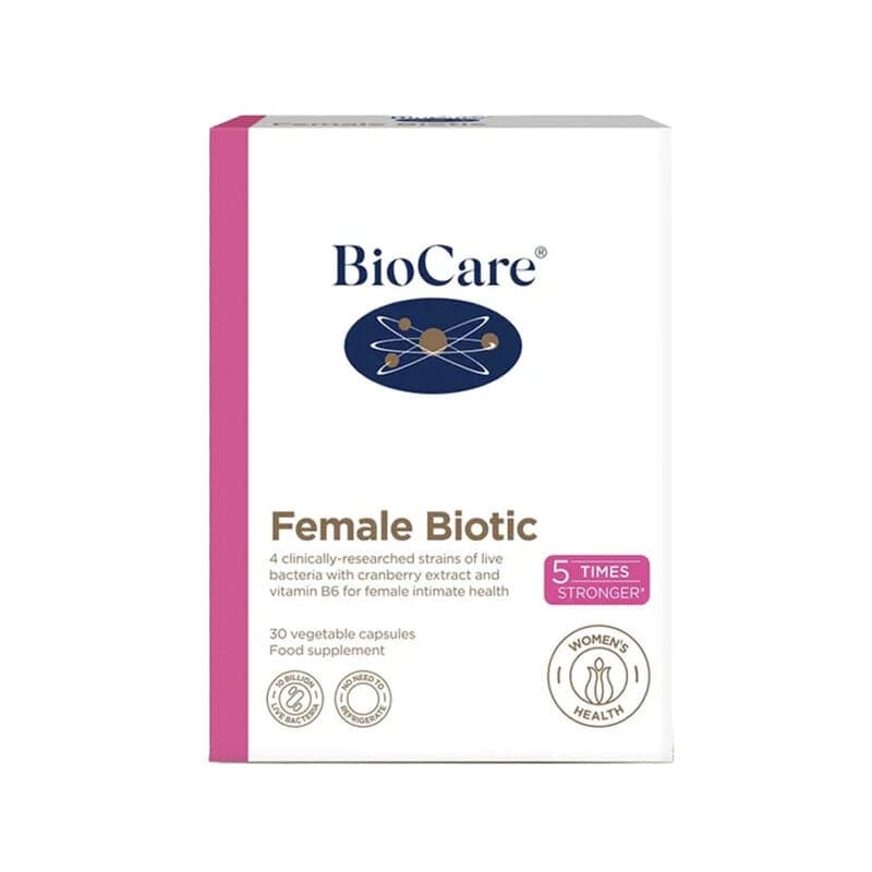 Female Biotic 60 cápsulas | BioCare – BioCare embalagem