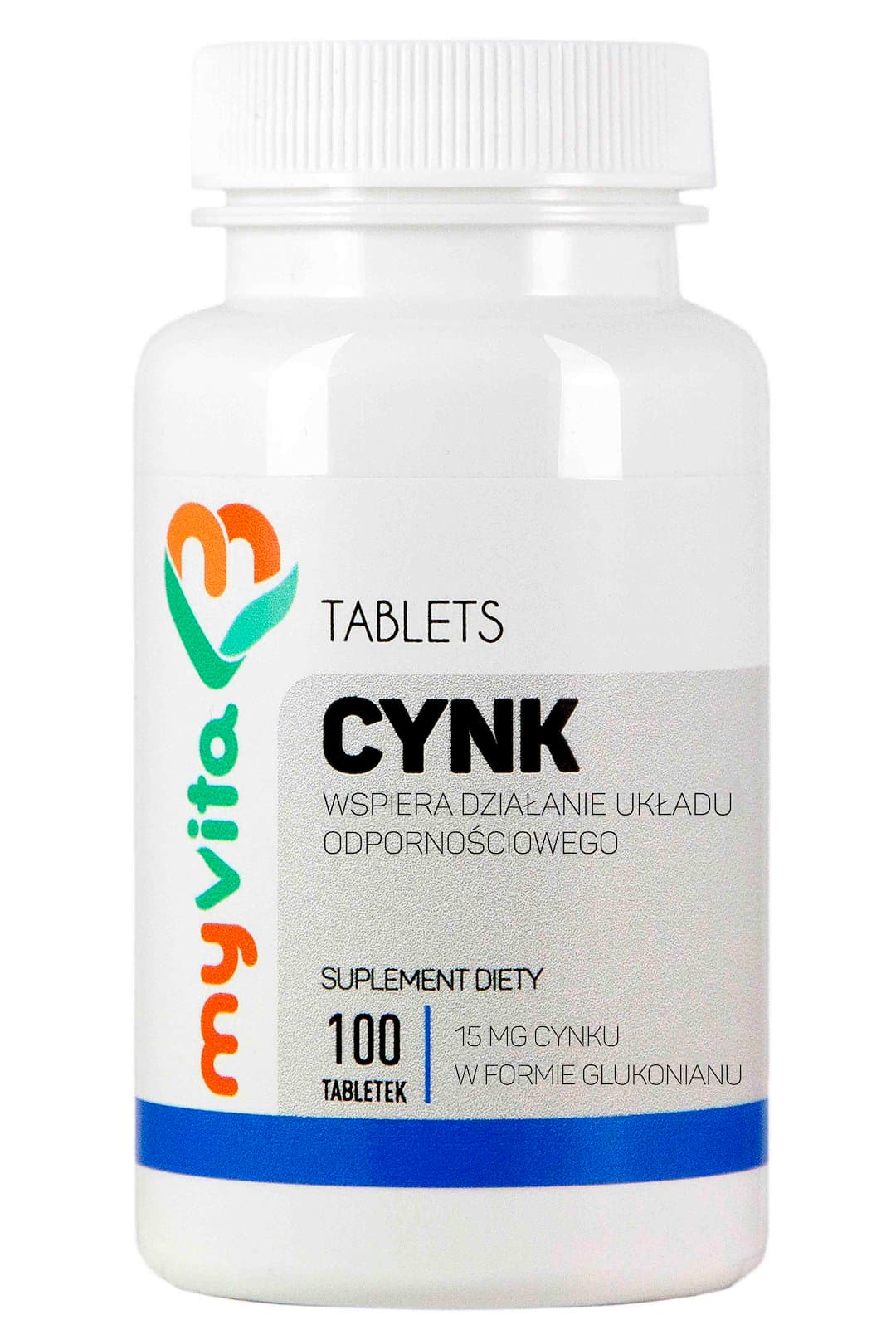 MyVita - Zinc - 100 tablets – MyVita packaging