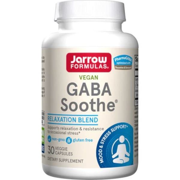 Jarrow Formulas - GABA Soothe - 30 Vcaps – Jarrow Formulas verpakking