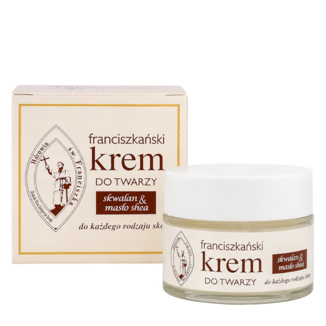 Herbarium ŚW. Franciszka - Franciscan Face Cream – Herbarium ŚW. Franciszka förpackning
