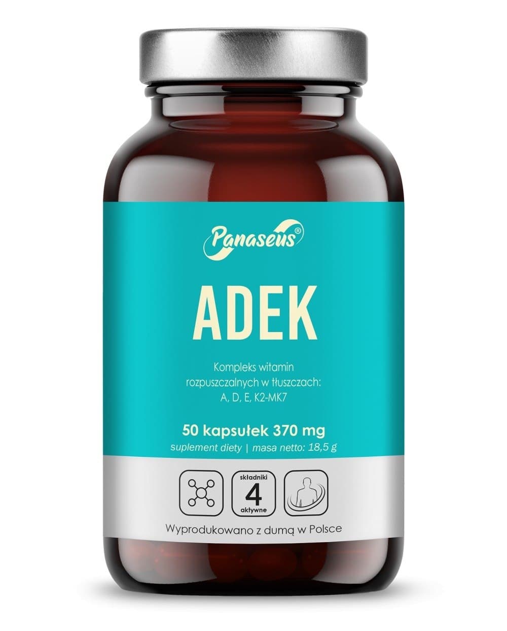 Panaseus ADEK - 50 kapslar