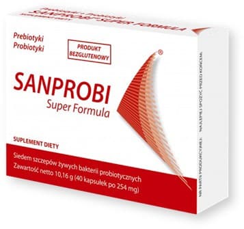Sanprobi Super Formula 40 capsules – Sanprobi packaging