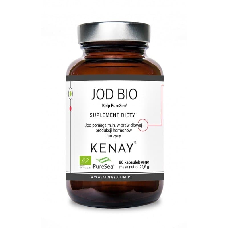 Kenay Kelp Iodine Source - 200 mcg Jodium - 60 Capsules – Kenay packaging
