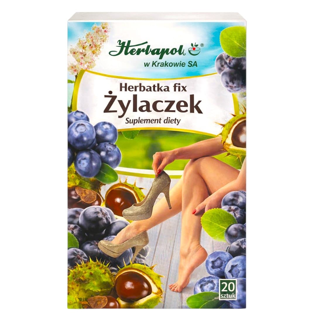 Herbanet W Krakowie Sa (Herbapol Kraków) - Żylaczek Vein Support Supplement - 20 Portionspåsar