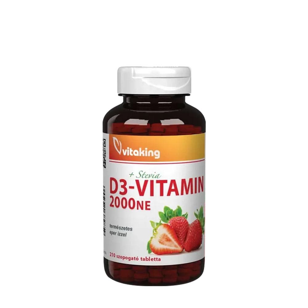 Vitaking - Strawberry - 210 pastiller