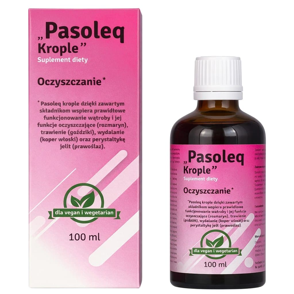 Polskie Centrum Farmaceutyczne - Pasoleq Krople - Voedingssupplement Reinigen – Polskie Centrum Farmaceutyczne packaging