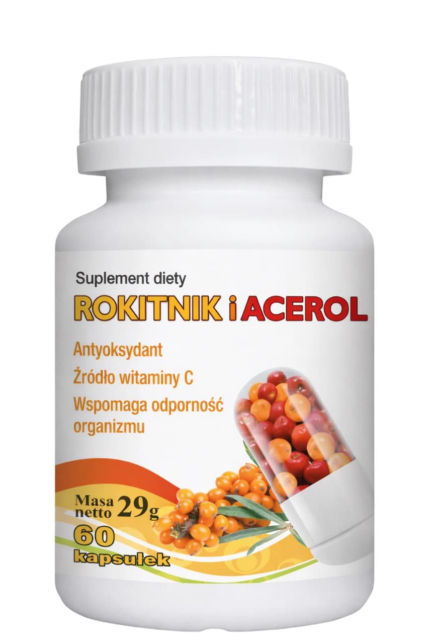 Gorvita - Sea Buckthorn And Acerola - 60 kapsułek – Gorvita opakowanie