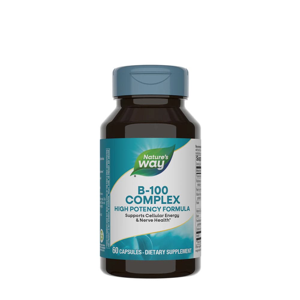 Nature's Way Vitamin B-100 Complex - 60 cápsulas