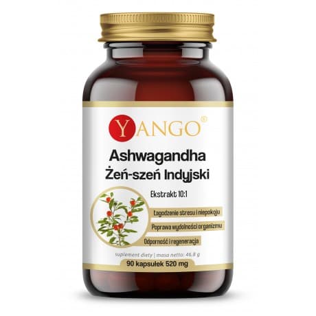 Yango - Ashwagandha Extract 10:1 - 90 capsules – Yango verpakking