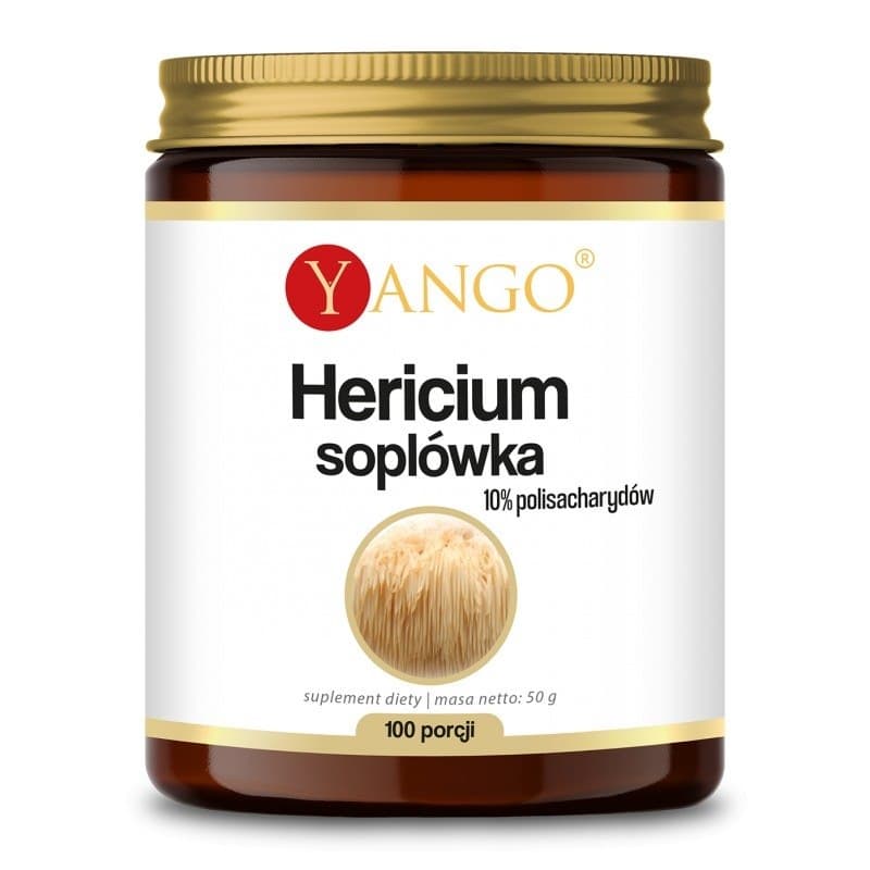 Yango Hericium Extract – 50g poeder – Yango packaging
