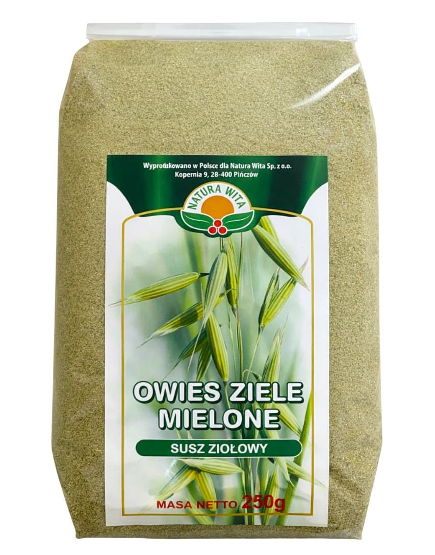 NATURA-WITA - Ground Green Oat Herb - 250g – Natura-Wita förpackning