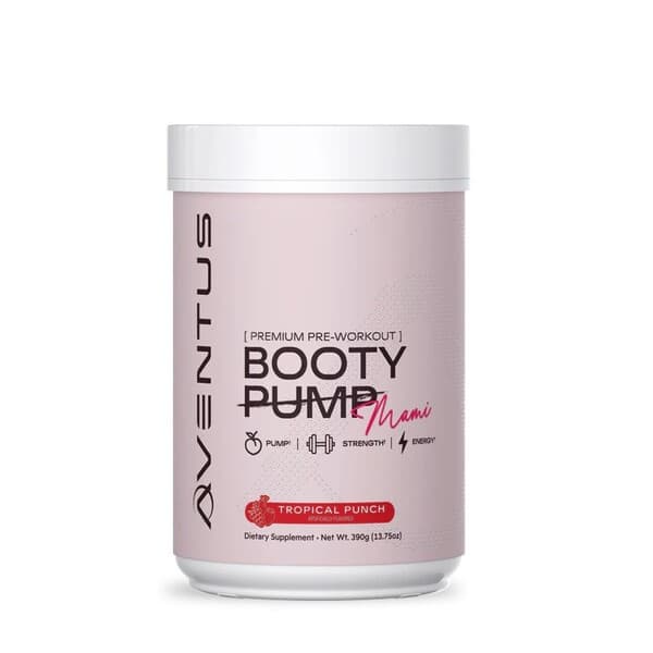 Aventus Supplements - Booty Pump Xtreme - Premium Pre-Workout 390g – Aventus Supplements Verpackung