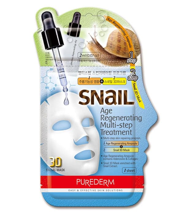 PUREDERM - SNAIL Age Regenerating Multi-step Treatment – PUREDERM förpackning