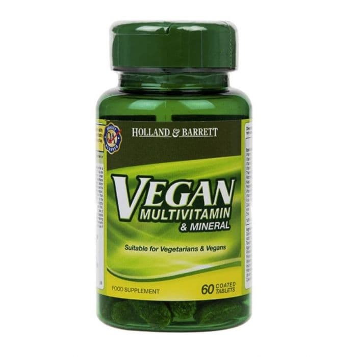 Holland & Barrett Multivitaminer og Mineraler Vegan 60 tabletter