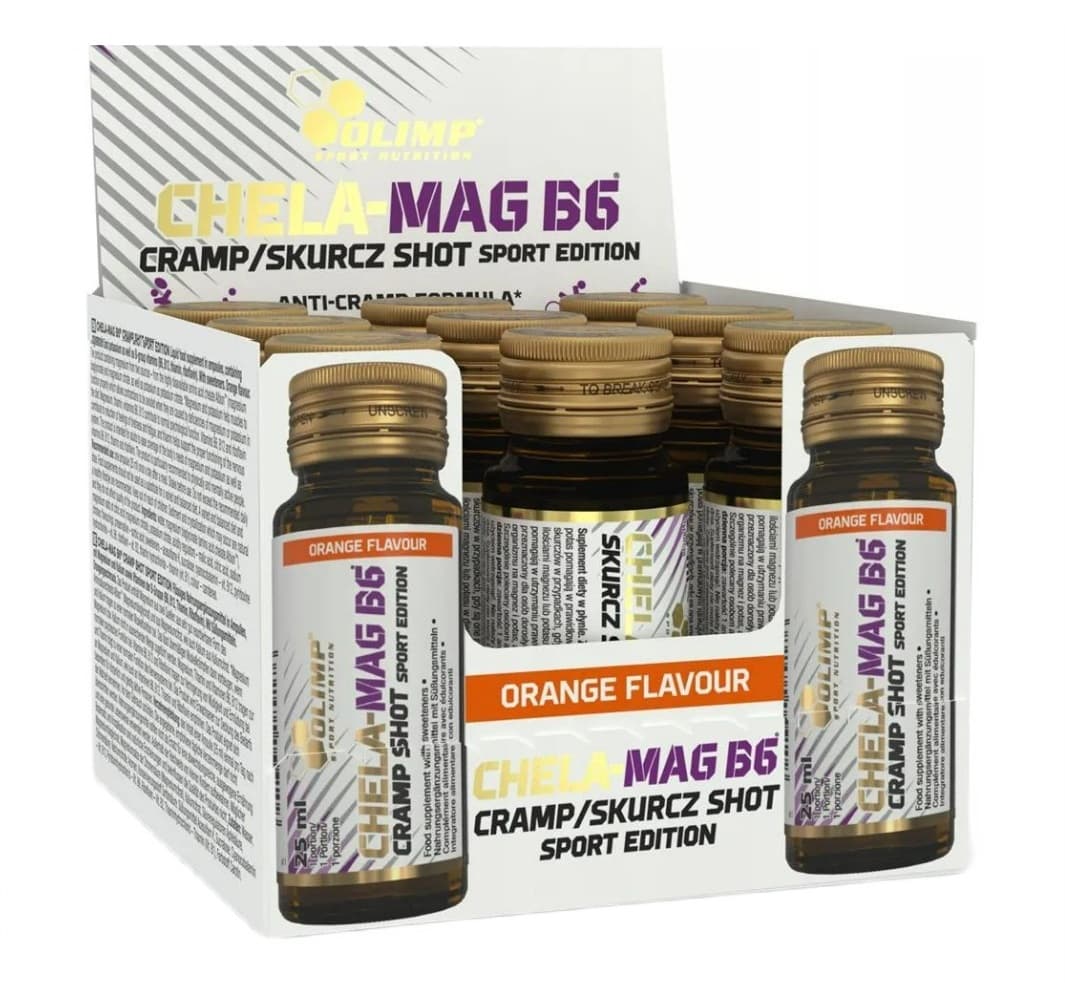 Olimp Labs Chela-Mag B6 Cramp Shot – Olimp Labs confezione