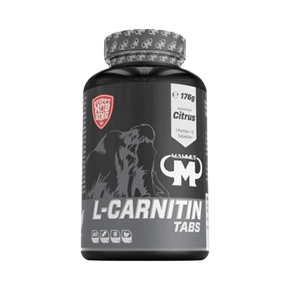 Mammut L-Carnitine Tabs Citrus 176g – Mammut emballage