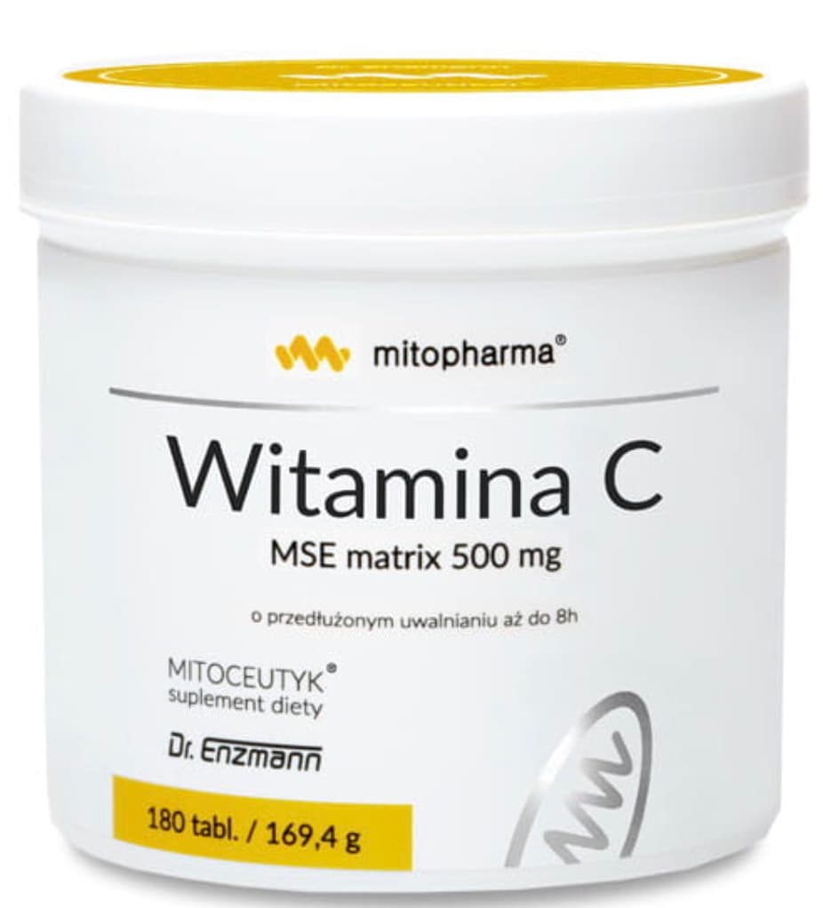 Mitopharma - Witamina C MSE matrix 500 mg – mitopharma packaging