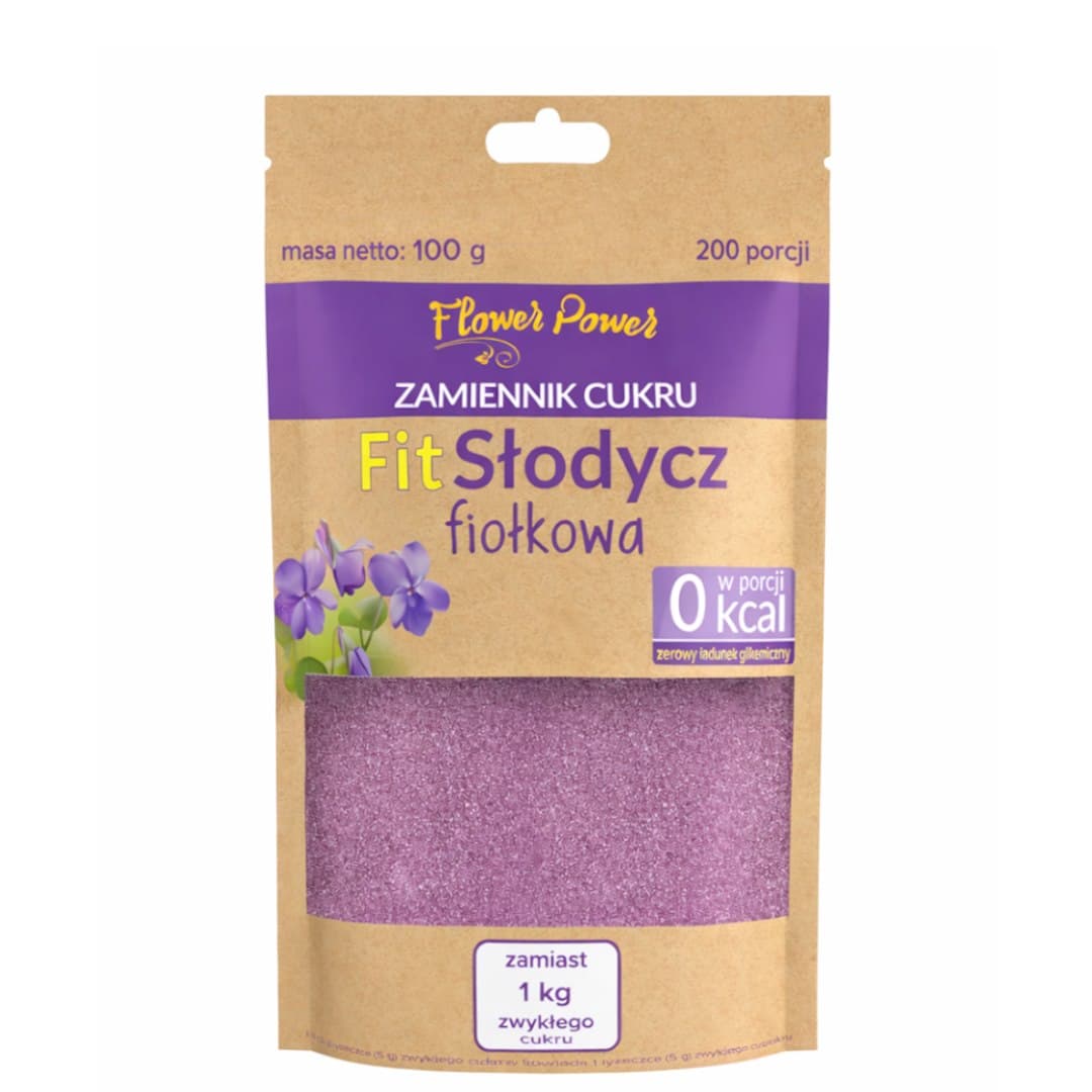 Flower Power - Fit Sweetener Violet - 100g – Flower Power packaging