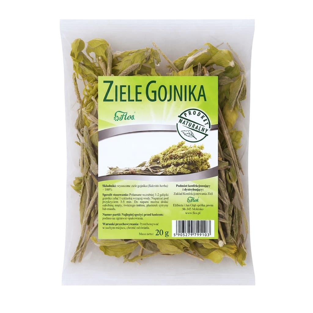 Flos - Sideritis Herb, roślinny ekstrakt w kapsułkach – Flos packaging