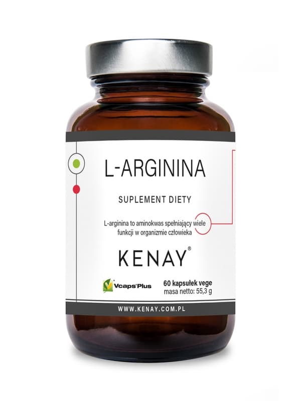 Kenay - Arginin - 60 kapslar – förpackning