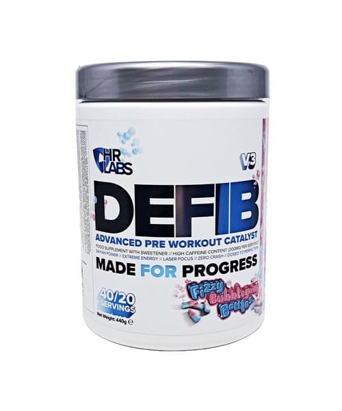 HR Labs DEFIB Advanced Pre Workout Catalyst – HR Labs packaging