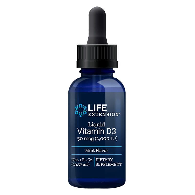 Life Extension Liquid Vitamin D3 50 mcg – Life Extension verpakking