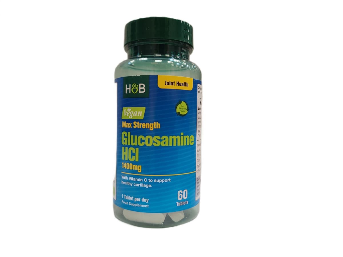 Holland & Barrett - Glucosamine HCl 500 mg Kapseln – Holland & Barrett Verpackung