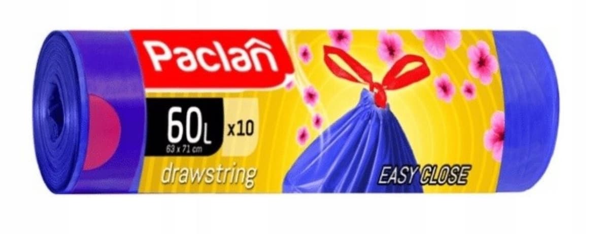 Paclan Worki z taśmą zapachowe 60L 10 sztuk | Paclan – Paclan confezione