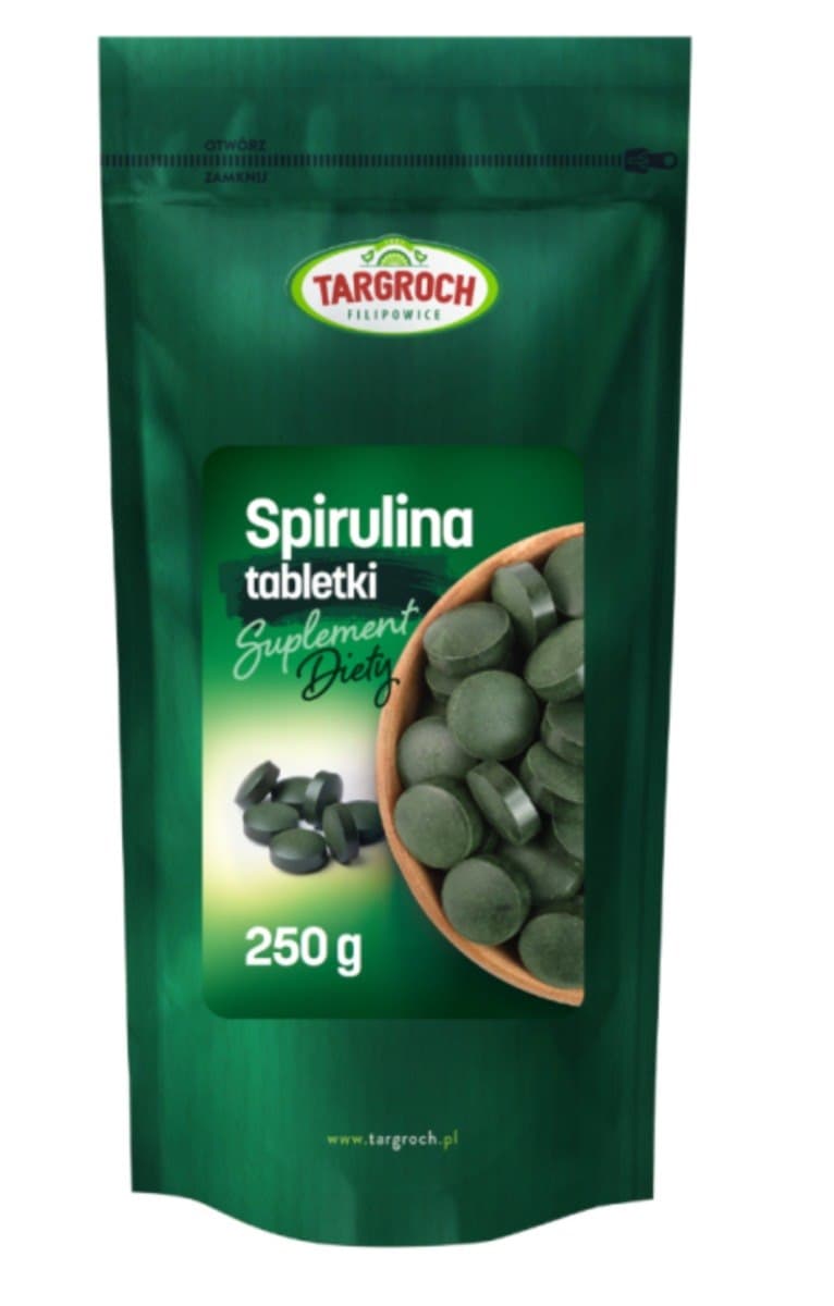 Targroch Spirulina 250 mg en comprimés 250 g – Targroch emballage