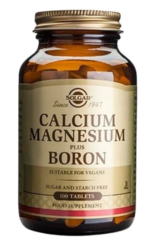 Solgar Calcium Magnesium Plus Boron 100 Tabs