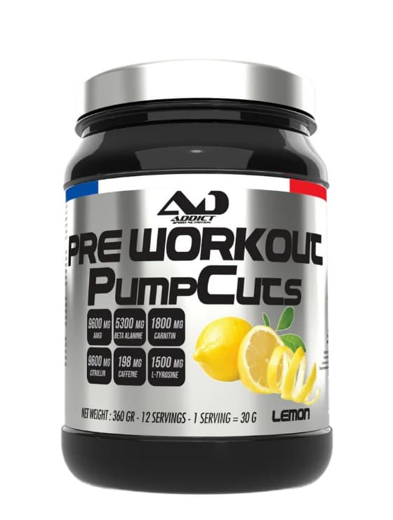 Addict Sport Nutrition - Pre Workout Pump Cuts – Addict Sport Nutrition packaging